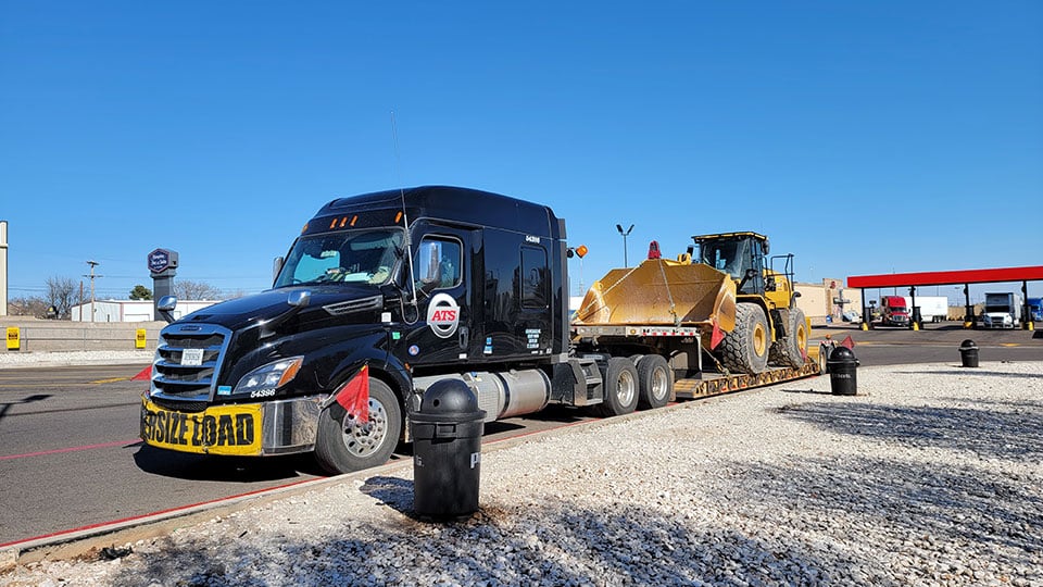 Large-Yellow-Bulldozer-Lowboy-Trailer