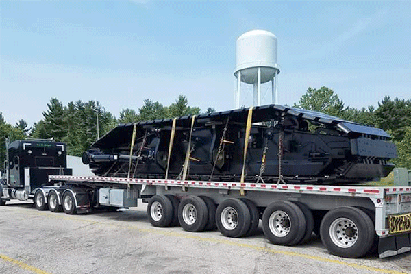 Flatbed freight shipment