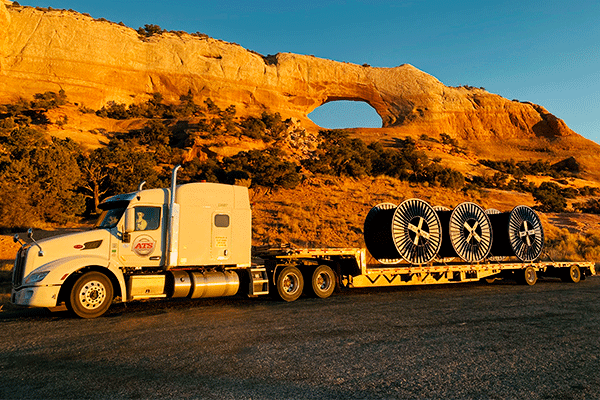 step-deck-trailer-parked-nevada