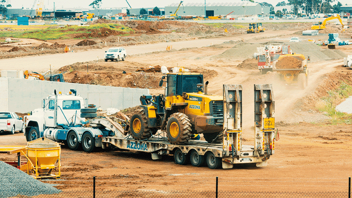Backhoe-at-construction-site