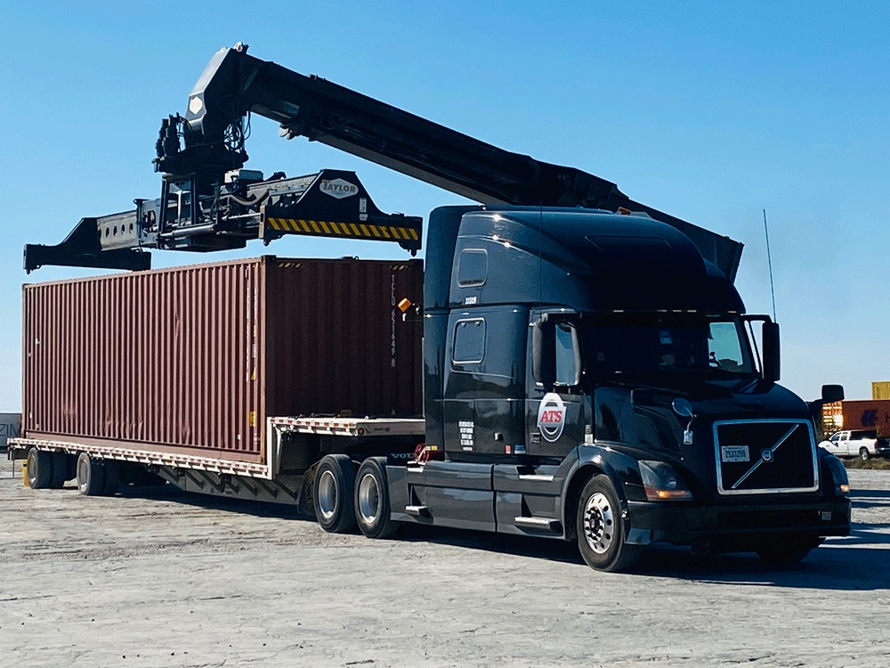 Container-on-Step-Deck
