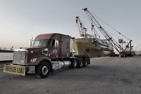 Marine-vessel-docked-at-port-unloading
