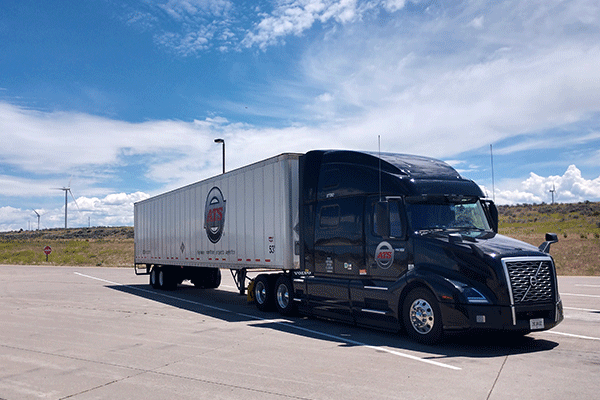 dry van freight on interstate