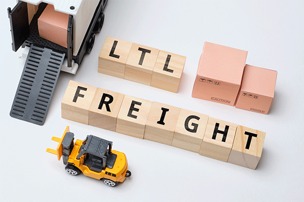 less than truckload freight graphic