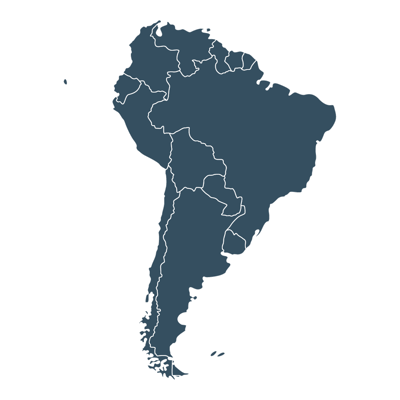 South America map