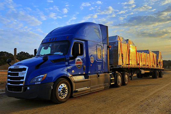 Tracked-48-foot-flatbed-trailer