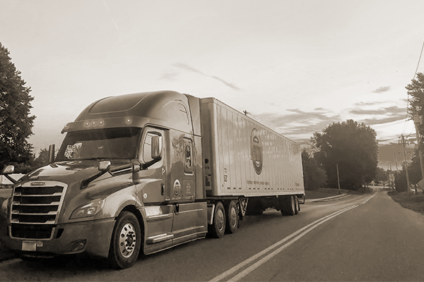 White Glove Freight Shipping Truck